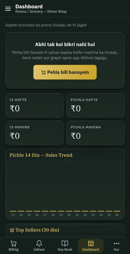 Tejas Khata Book Dashboard